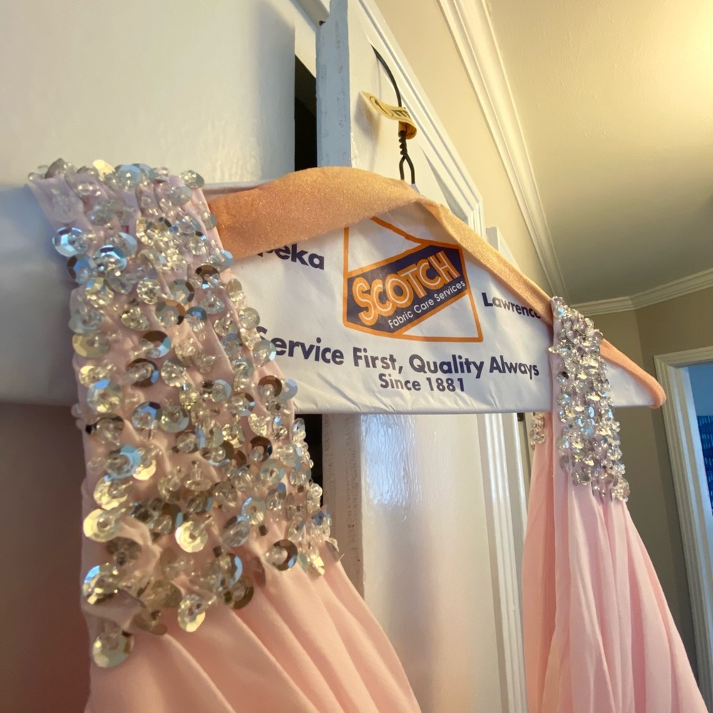 Pink Sequin Gown - Women’s Size 8